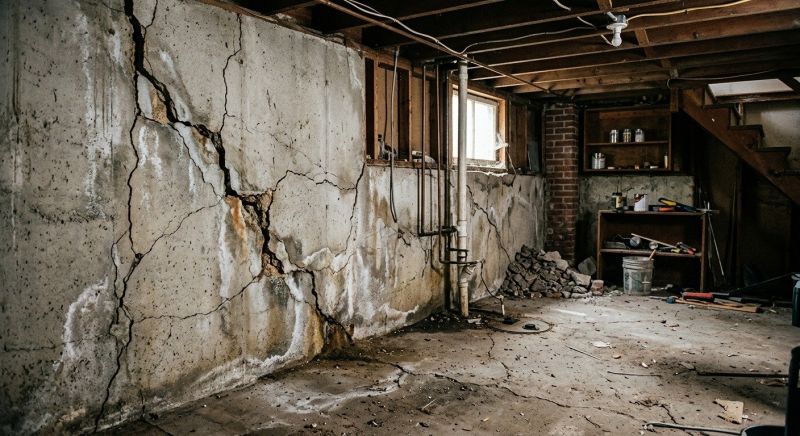 Basement Crack Repair in Mystic, CT