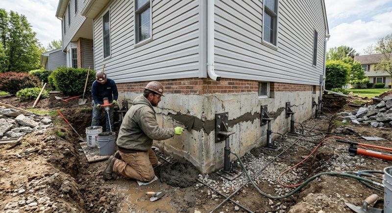 Basement Foundation Repair in Westerly, RI