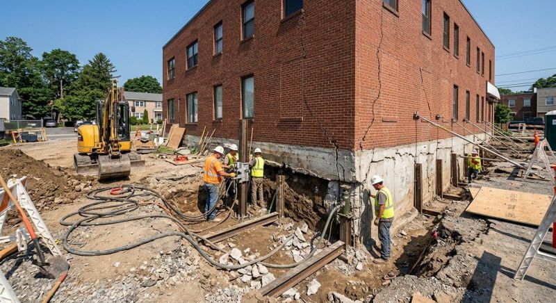 Building Foundation Repair in East Haddam, CT