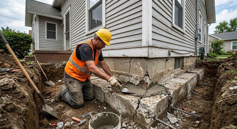 Building Foundation Repair in Exeter, RI
