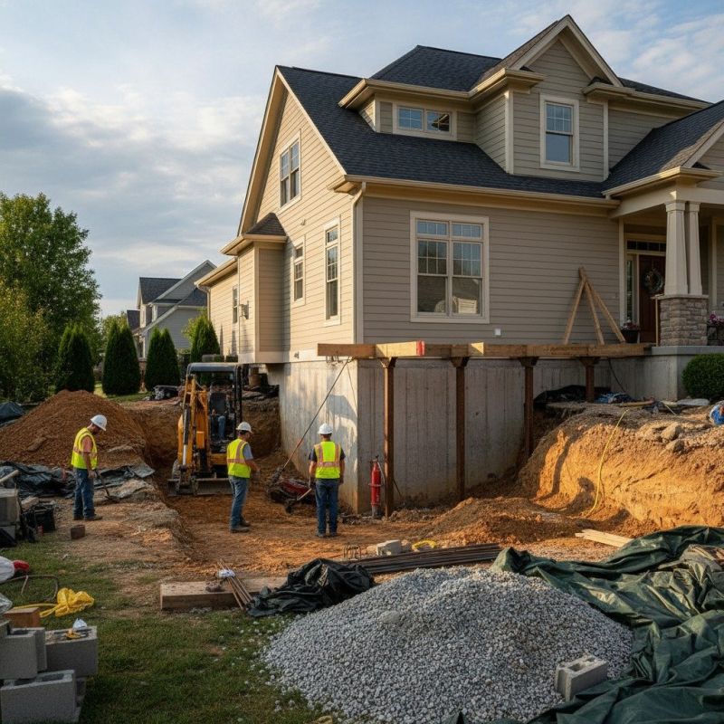 Building Foundation Repair in Exeter, RI