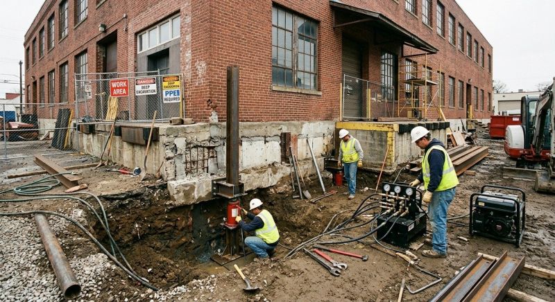 Building Foundation Repair in North Stonington, CT