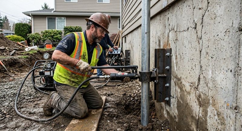 Concrete Foundation Leveling in Plainfield, CT