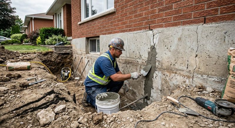 Concrete Foundation Repair in Mystic, CT