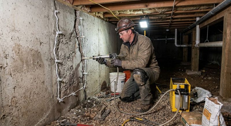 Concrete Foundation Repair in Westerly, RI
