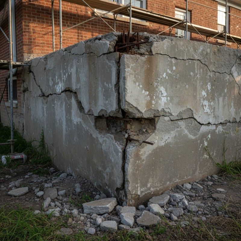 Cracked Foundation Repair in Gales Ferry, CT