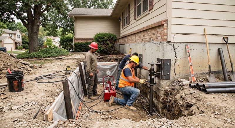 Cracked Foundation Repair in Orient, NY