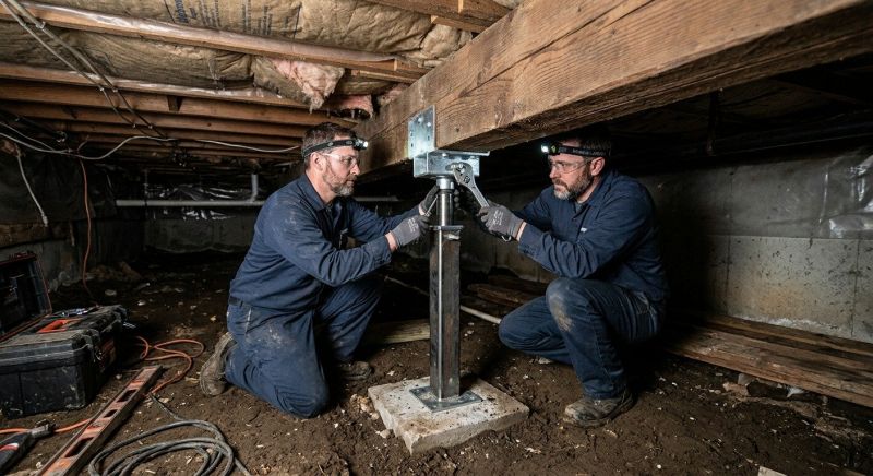 Crawlspace Foundation Repair in Gales Ferry, CT