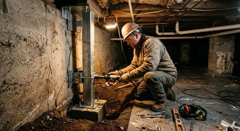 Crawlspace Foundation Repair in Old Lyme, CT