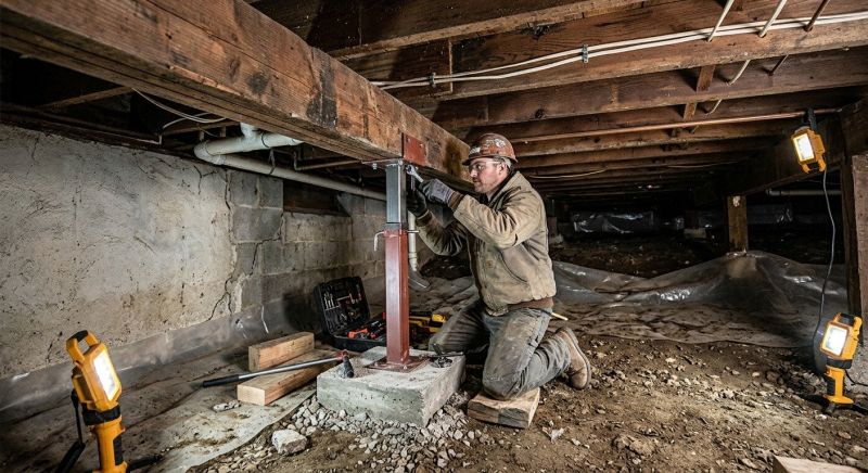 Crawlspace Foundation Repair in Wakefield, RI