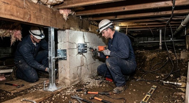 Crawlspace Foundation Repair in Westerly, RI