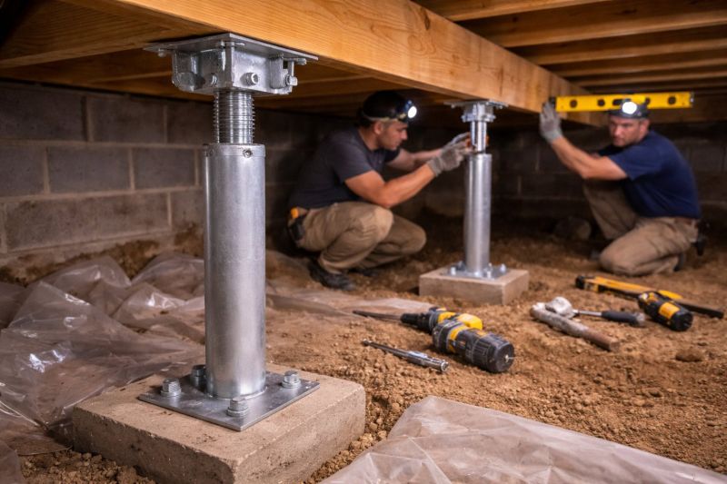 Crawlspace Structural Repair in Mystic, CT