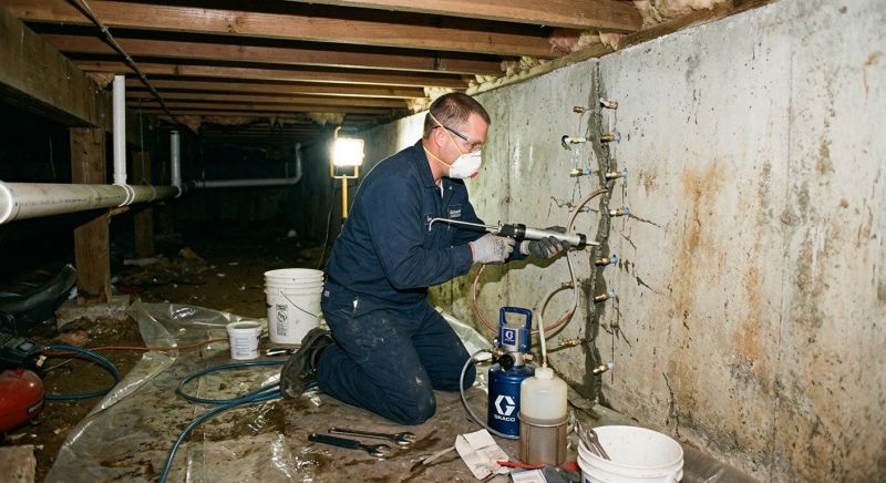Deep Foundation Repair in Mystic, CT