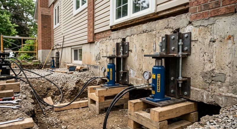 Foundation Jacking in Bradford, RI