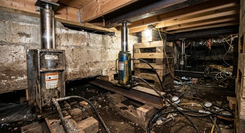 Foundation Jacking in Mystic, CT