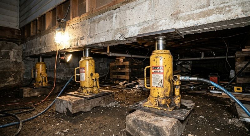 Foundation Jacking in Old Lyme, CT