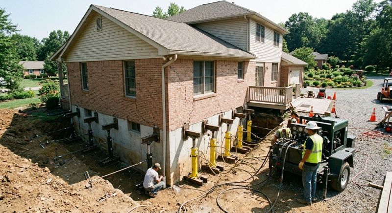 Foundation Jacking in Old Lyme, CT