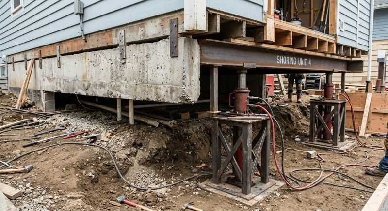 Foundation Jacking in Old Saybrook, CT