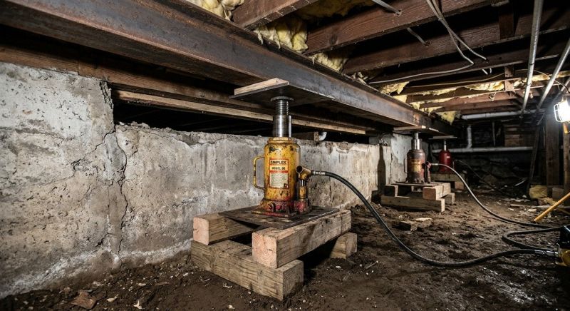 Foundation Jacking in Pawcatuck, CT