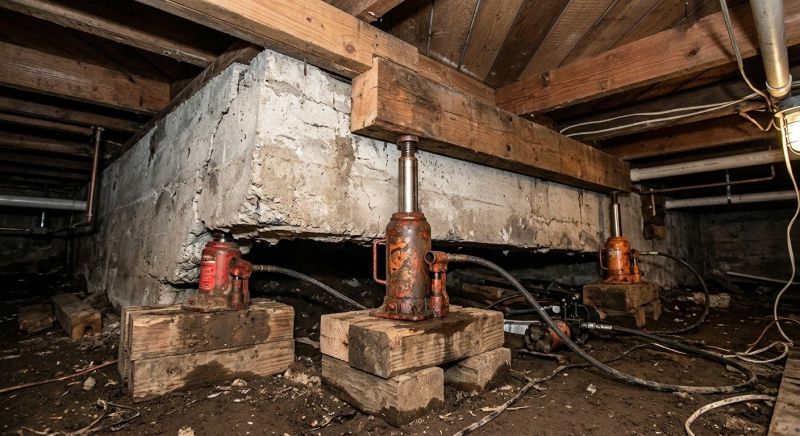 Foundation Jacking in Plainfield, CT