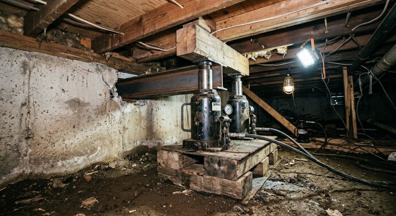 Foundation Jacking in Stonington, CT
