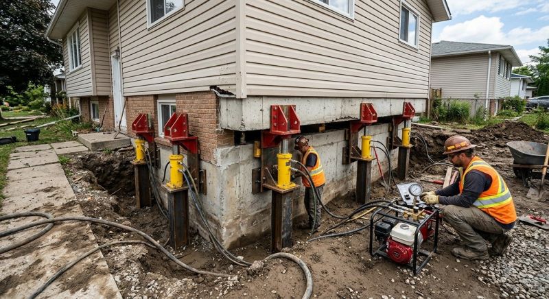 Foundation Lifting in Gales Ferry, CT