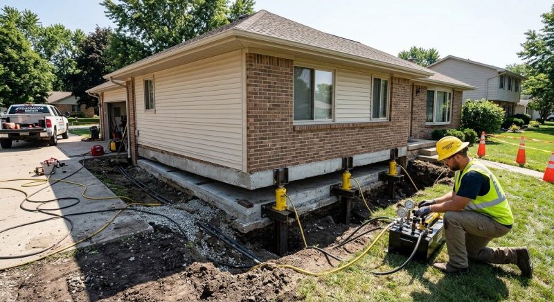 Foundation Lifting in Ledyard, CT