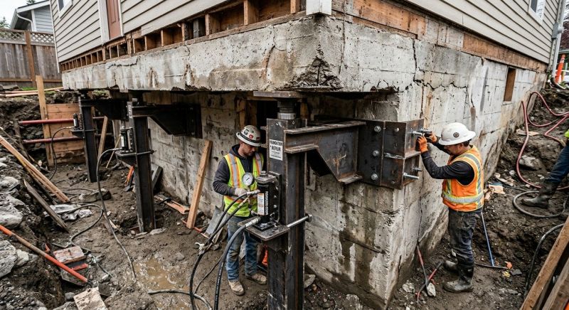 Foundation Lifting in Norwich, CT