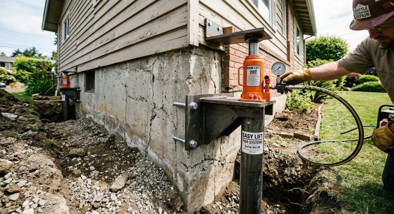 Foundation Lifting in West Kingston, RI
