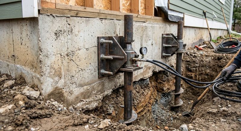 Foundation Pier Leveling in Mystic, CT