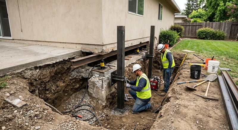 Foundation Pier Repair in Mystic, CT