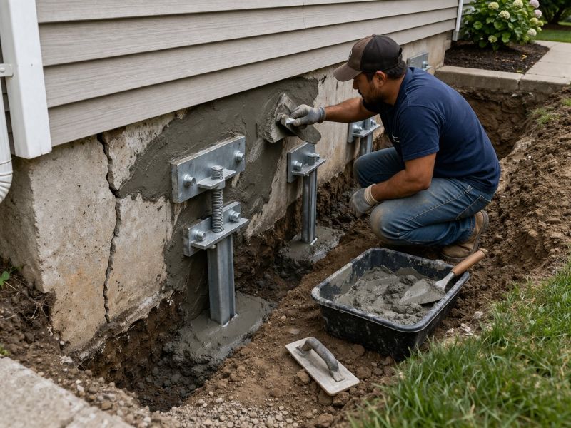 Foundation Pier Repair in Mystic, CT