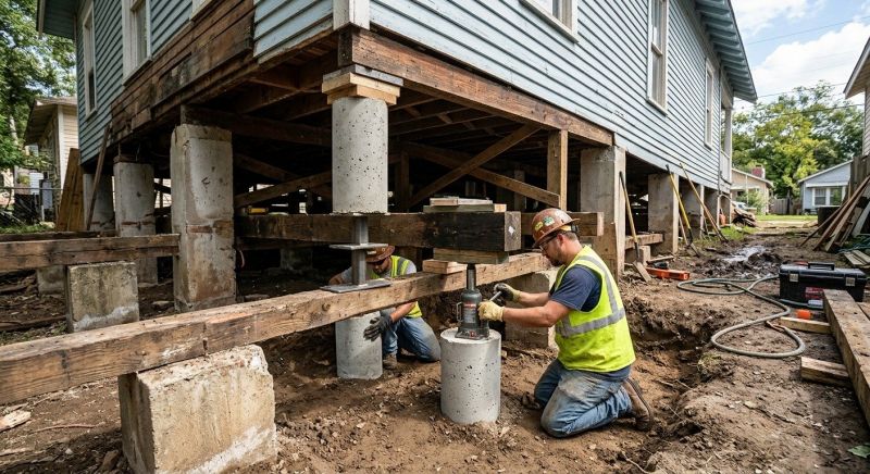 Foundation Pier Repair in Mystic, CT