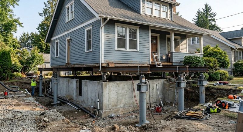 Foundation Raising in Mystic, CT