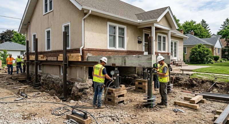 Foundation Releveling in Mystic, CT