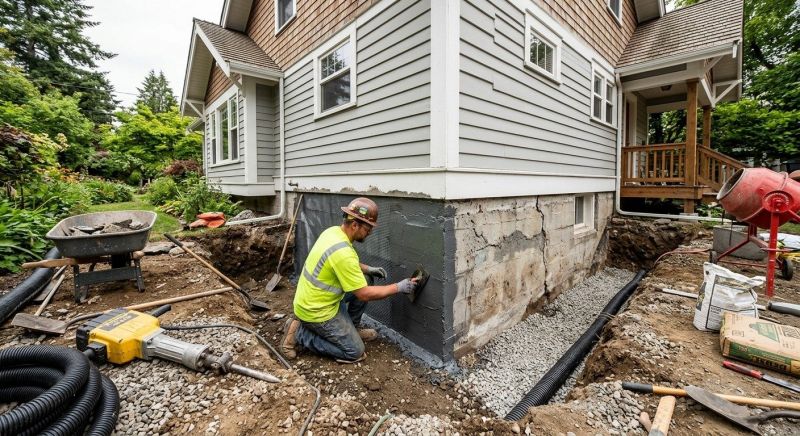 Foundation Renovation in Mystic, CT