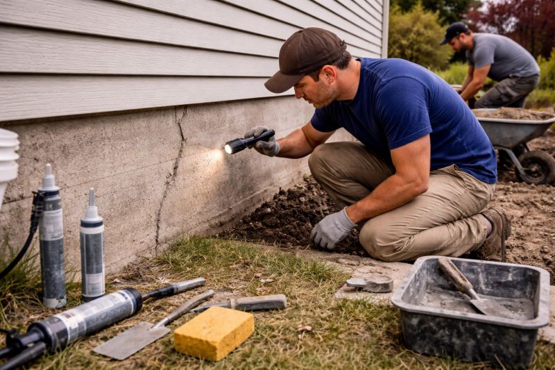 Foundation Repair in Ledyard, CT