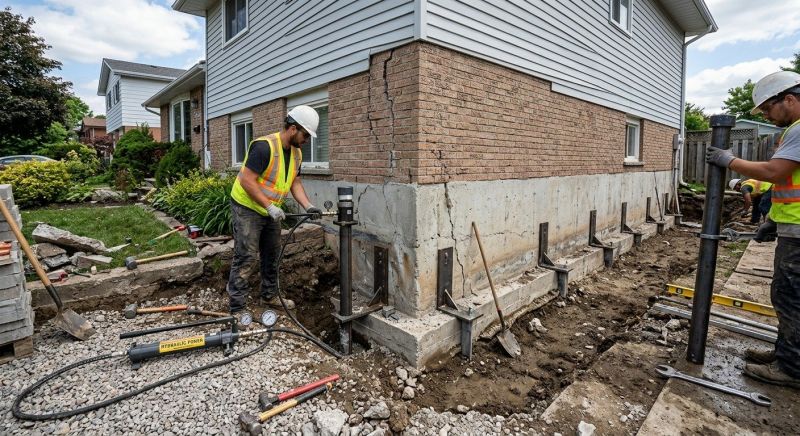 Foundation Stabilizing in Charlestown, RI