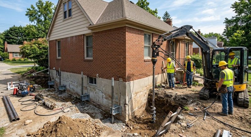 Foundation Stabilizing in Groton, CT