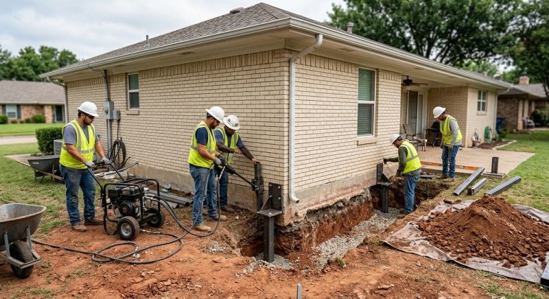 Foundation Stabilizing in Hope Valley, RI