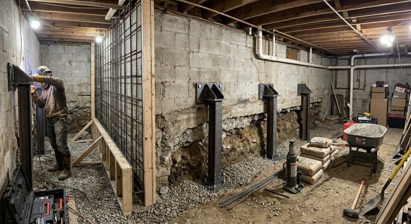 Foundation Stabilizing in Orient, NY