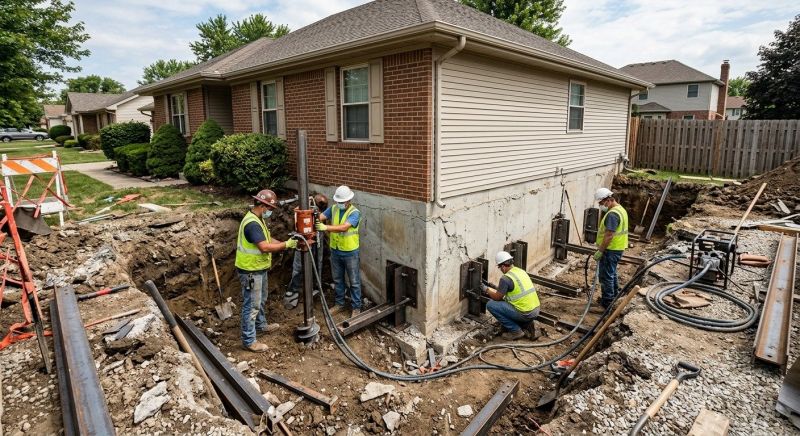 Foundation Structural Repair in Exeter, RI