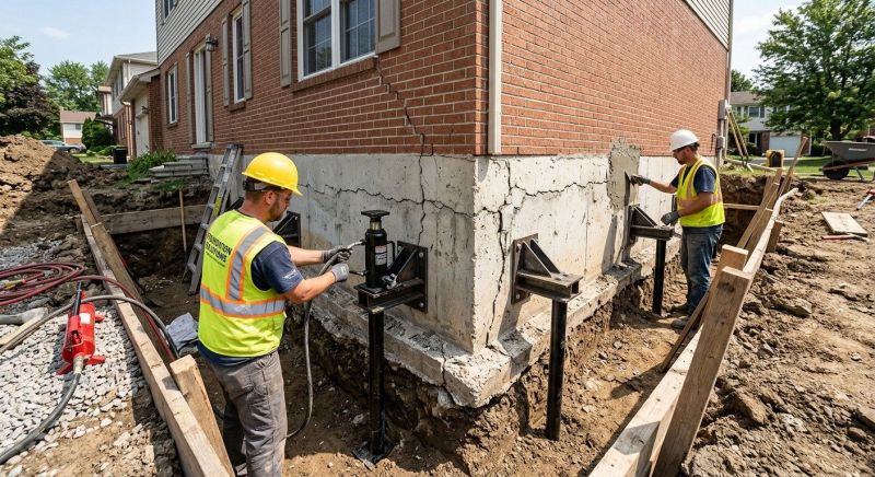 Foundation Structural Repair in Hope Valley, RI