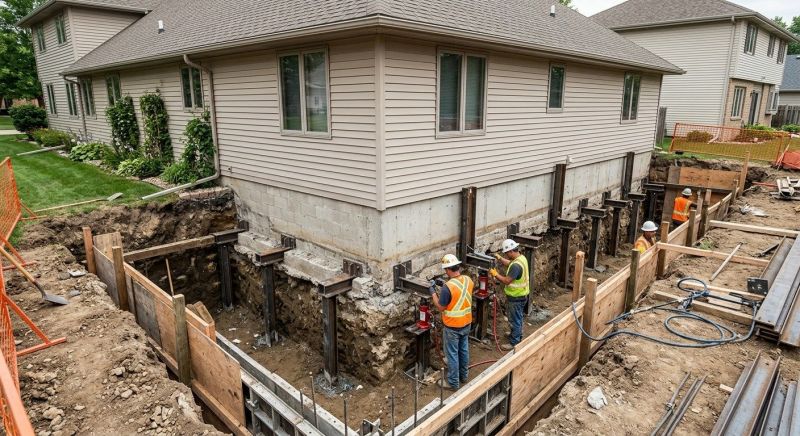 Foundation Underpinning in Mystic, CT