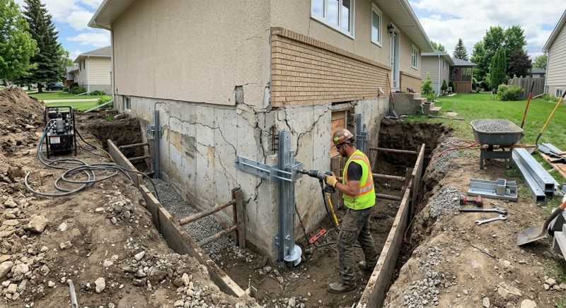 Home Foundation Repair in Ledyard, CT