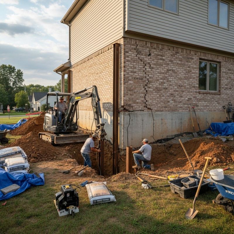 Home Foundation Repair in Ledyard, CT
