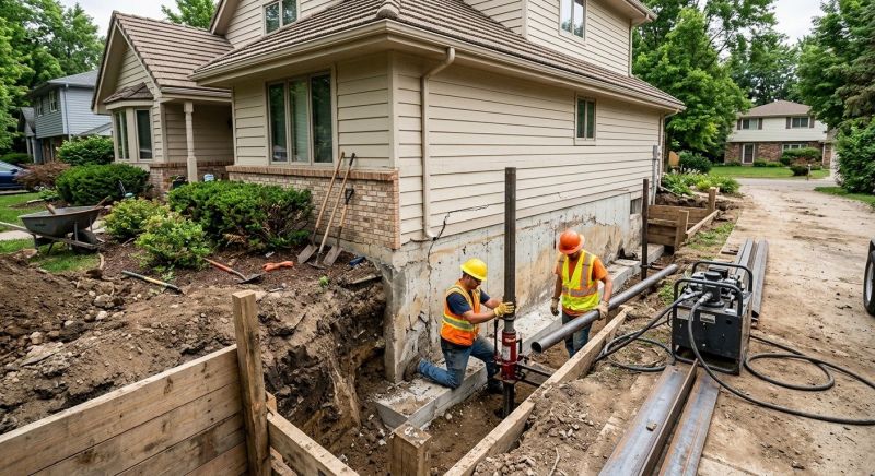Home Foundation Repair in Mystic, CT