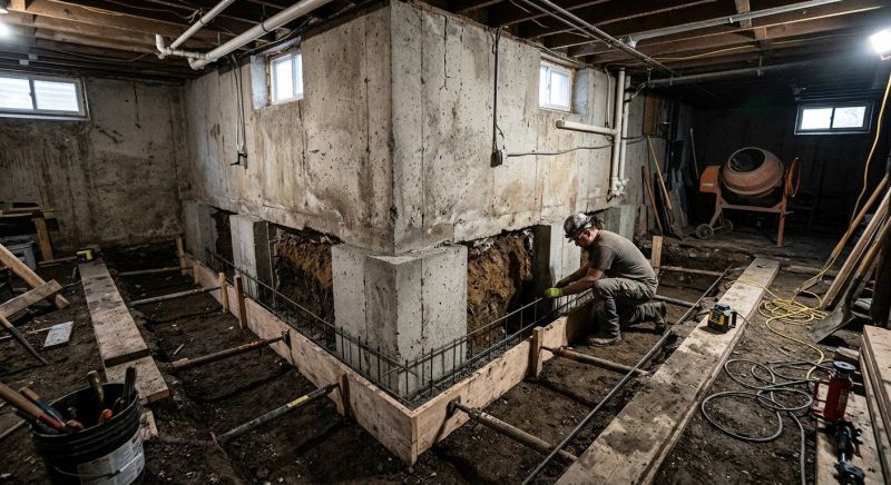 House Underpinning in Mystic, CT