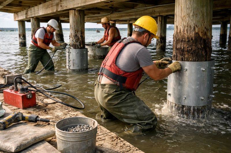 Piling Repair in Exeter, RI