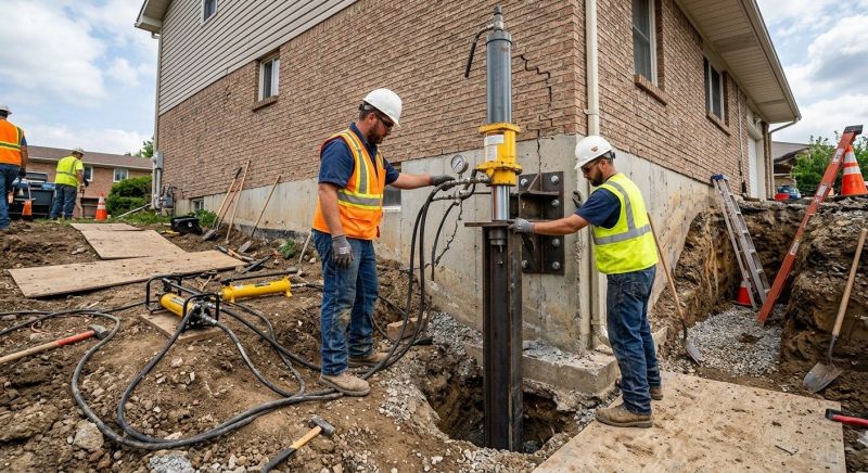 Settling Foundation Service in Preston, CT